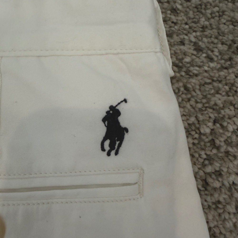 Polo Ralph Lauren Baxter CRM Mens Chinos Cream White Cotton Pants 36x34 NWT - Picture 3 of 10